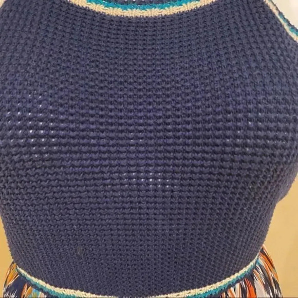 Xhilaration sleeveless Square Neck Strappy Crochet Top Maxi Dress - Picture 5 of 10